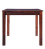 Jaxon Sheesham Wood 4 Seater Small Dining Table in Teak Finish