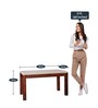 Jaxon Solid Wood Small Bench in Teak Colour