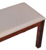 Jaxon Solid Wood Small Bench in Teak Colour