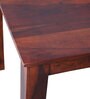 Jaxon Sheesham Wood 4 Seater Large Dining Table in Teak Finish
