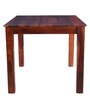 Jaxon Sheesham Wood 4 Seater Large Dining Table in Teak Finish