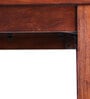 Jaxon Sheesham Wood 4 Seater Large Dining Table in Teak Finish