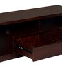 Jayson Solid Wood TV Console for TVs in Dark Walnut Finish