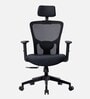 Jazz Breathable Mesh Ergonomic Chair In Black Colour