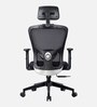 Jazz Breathable Mesh Ergonomic Chair In Black Colour