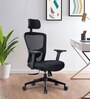 Jazz Breathable Mesh Ergonomic Chair In Black Colour