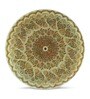 JVS Brown Glass 30 Inch Classic Printed Lazy Susan