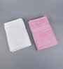 Pink & White 100% Cotton 450 GSM Bath Towels (Set Of 2)