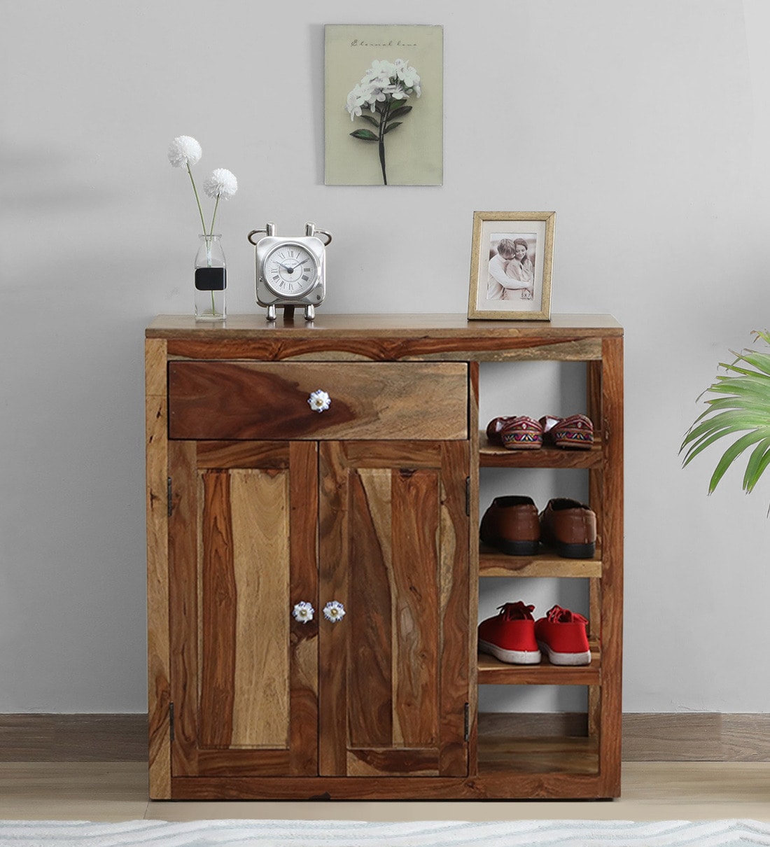 Buy Jean Sheesham Wood Shoe In Natural Finish at 15 OFF by