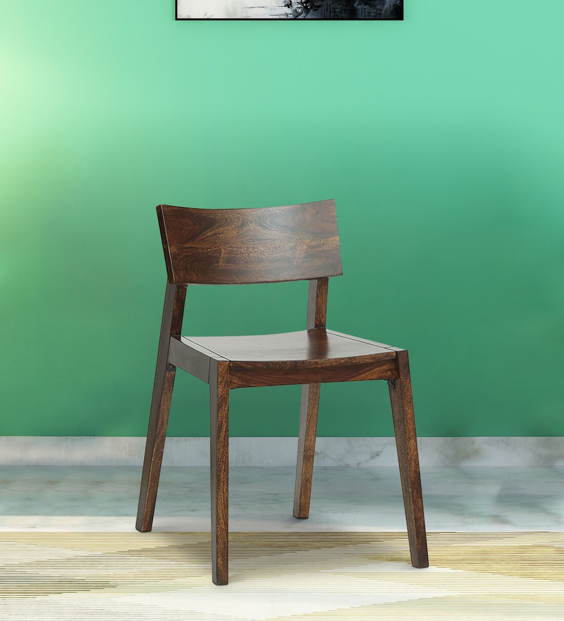 Buy Jelks Sheesham Wood Dining Chair In Provincial Teak Finish (Set Of