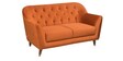Jennifer 2 Seater Sofa in Rust Colour