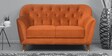 Jennifer 2 Seater Sofa in Rust Colour