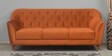 Jennifer 3 Seater Sofa in Rust Colour