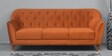 Jennifer 3 Seater Sofa in Rust Colour