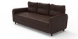 Jerry 3 Seater Sofa in Choco Brown Colour