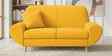 Jessy Fabric 2 Seater Sofa In Bold Yellow Color