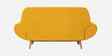 Jessy Fabric 2 Seater Sofa In Bold Yellow Color
