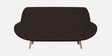 Jessy Fabric 2 Seater Sofa in Caramel Brown Colour