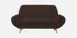 Jessy Fabric 2 Seater Sofa In Coffee Brown Color