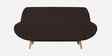 Jessy Fabric 2 Seater Sofa In Coffee Brown Color