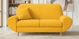 Jessy Fabric 2 Seater Sofa in Corn Yellow Colour