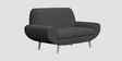 Jessy Fabric 2 Seater Sofa in Stone Grey Colour