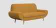 Jessy Fabric 3 Seater Sofa in Corn Yellow Colour
