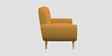 Jessy Fabric 3 Seater Sofa in Corn Yellow Colour