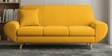 Jessy Fabric 3 Seater Sofa in Corn Yellow Colour
