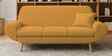 Jessy Fabric 3 Seater Sofa in Corn Yellow Colour