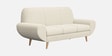 Jessy Fabric 3 Seater Sofa in Hazel Beige Colour
