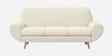 Jessy Fabric 3 Seater Sofa In Ivory Cream Color
