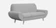 Jessy Fabric 3 Seater Sofa In Lit Grey Color
