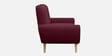 Jessy Velvet Fabric 2 Seater Sofa In Maroon Colour