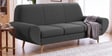Jessy Velvet Fabric 3 Seater Sofa In Grey Colour