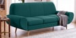 Jessy Velvet Fabric 3 Seater Sofa In Teal Green Colour