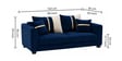 Jester 3+2 Velvet Suede Fabric Seater Sofa Set In Blue Colour Jester 3+2 Velvet Suede Fabric Seater Sofa Set In Blue Colour