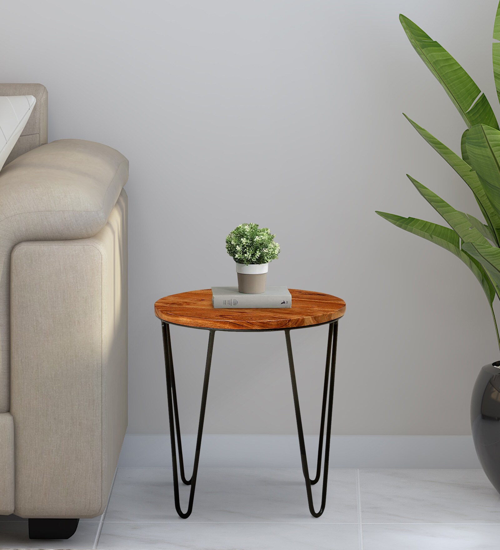 Buy Jean Metal Hairpin End Table In Black Colour at 7 OFF by Bohemiana