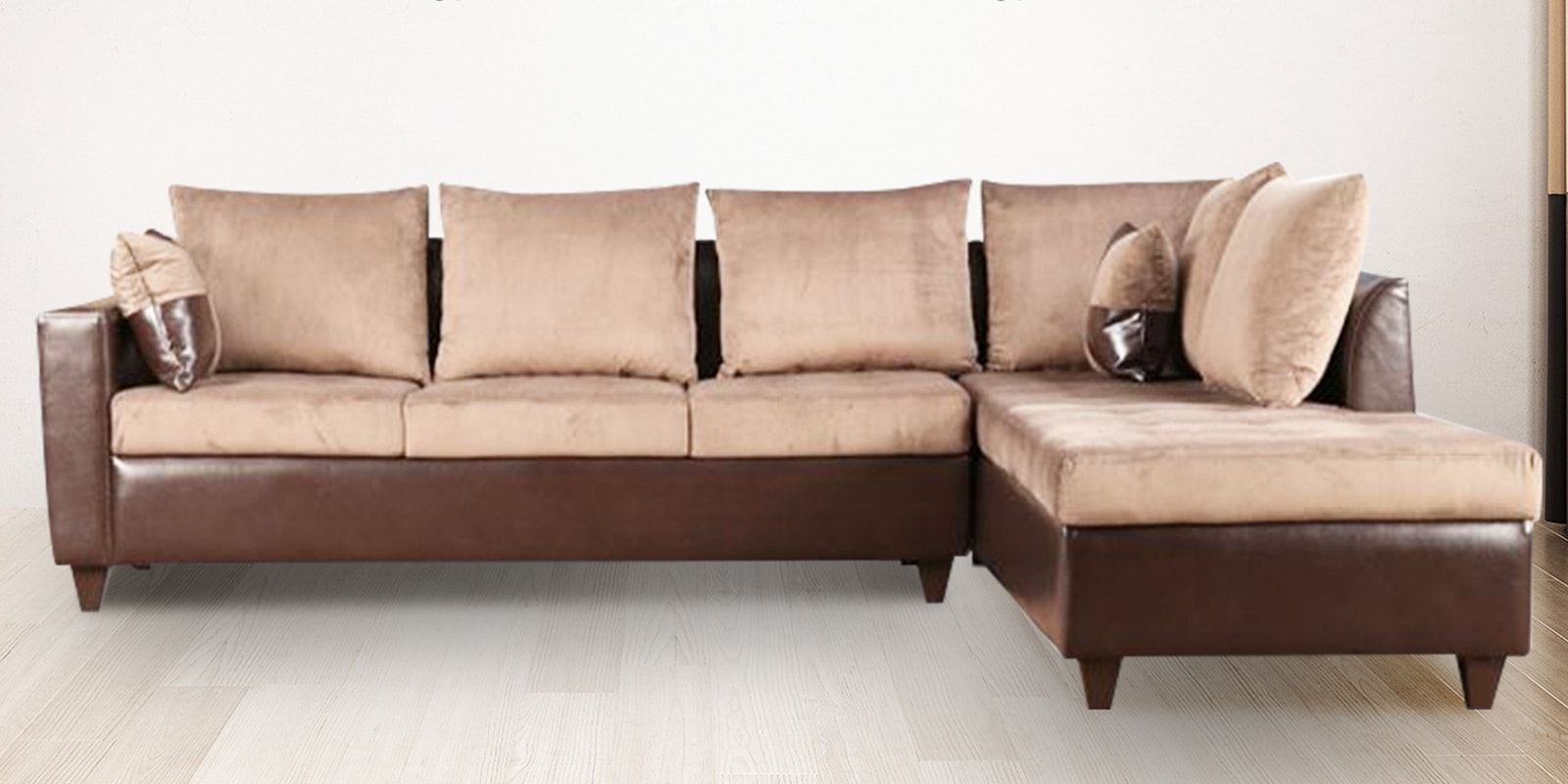 Buy Jeremy LHS Three Seater Sofa with Lounger by Hometown Online LHS