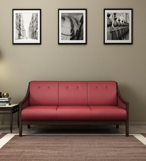 Hometown wooden deals sofa