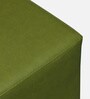 Jean Leatherette Seating Stool In Green Colour