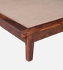 Malmo Sheesham Wood King Size Platform Bed  In Honey Oak Finish