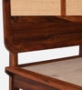 Malmo Sheesham Wood King Size Platform Bed  In Honey Oak Finish