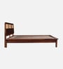 Malmo Sheesham Wood King Size Platform Bed  In Provential Teak Finish