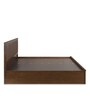 Jefferson King Size Bed with Box Storage in Mindy Oak Colour