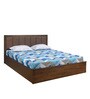 Jefferson King Size Bed with Box Storage in Mindy Oak Colour