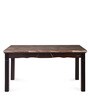 Jeffrey 6 Seater Dining Table in Walnut Colour