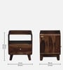 Jelks Solid Wood Bedside Table in Scratch Resistant Provincial Teak Finish