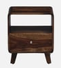 Jelks Solid Wood Bedside Table in Scratch Resistant Provincial Teak Finish