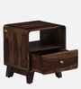 Jelks Solid Wood Bedside Table in Scratch Resistant Provincial Teak Finish